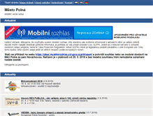 Tablet Screenshot of mesto-polna.cz